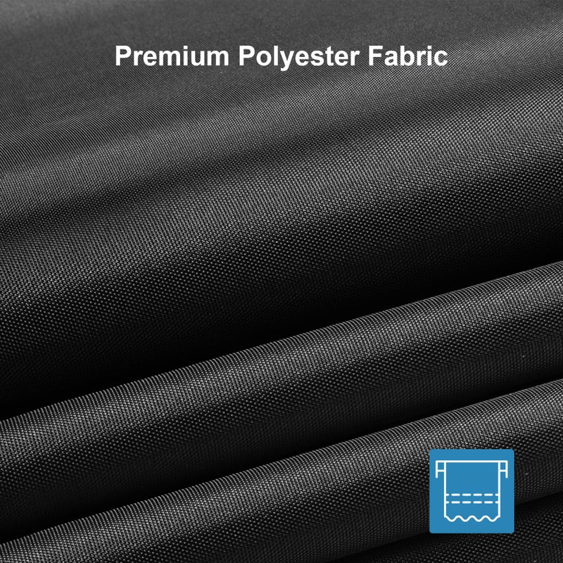 Amazer Black Shower Curtain Liner, Black Fabric Shower Liner, 2-in-1 Bathroom Shower Curtain and Liner, 12 Grommet Holes, Water Proof, Machine Washable, Hotel Quality, 72 x 72 Inches - Image 4